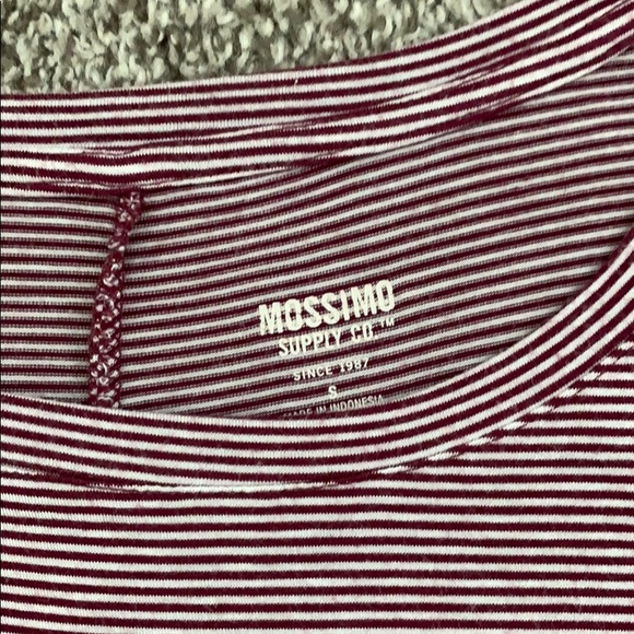 Maroon Striped Shirt - Picture 2 of 3
